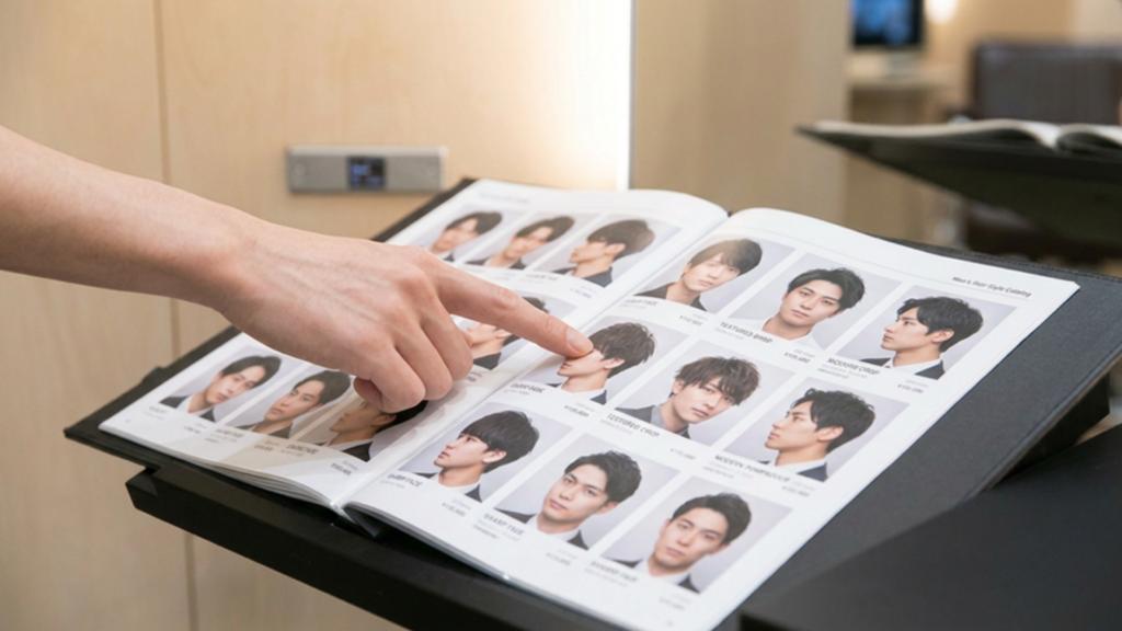 メンズのお客様も通いやすい磐田市の半個室美容院フェイスの落ち着いた店内でしっかりカウンセリング