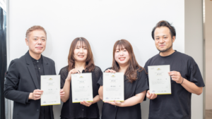 磐田市の美容院フェイスに届いたオーガニック検定の認定証ディプロマ