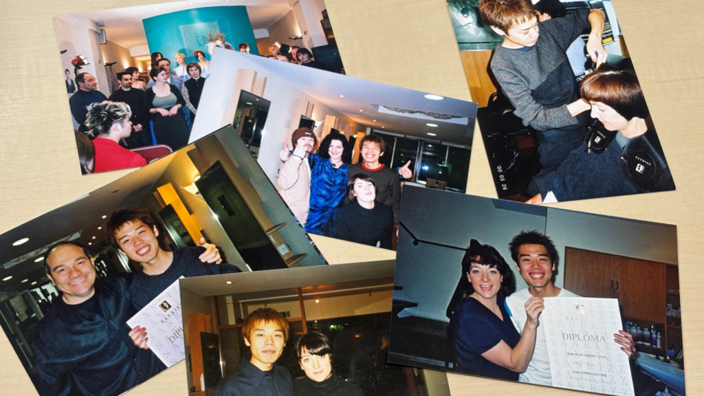 オーナーが20代、ロンドンにいた頃の写真